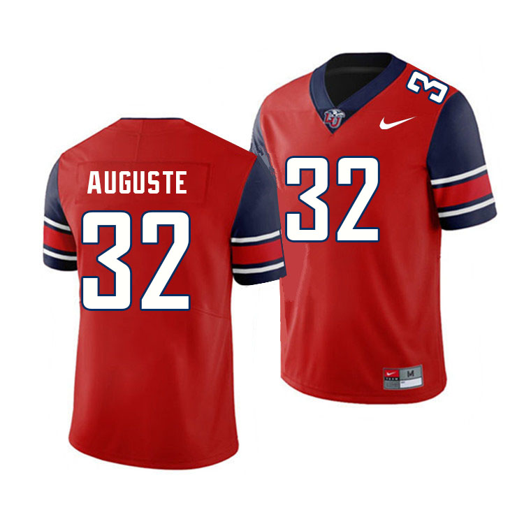 Men-Youth #32 Elijah Auguste Liberty Flames 2023 College Football Jerseys Stitched-Red